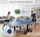 Marshal Fitness Professional Indoor Table Tennis Table   Foldable Ping Pong Table with UV-Coated Top &amp; Rust-Proof Steel Frame   Durable Indoor Game Table for Home, Office &amp; Sports Clubs