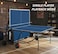 Marshal Fitness Professional Indoor Table Tennis Table   Foldable Ping Pong Table with UV-Coated Top &amp; Rust-Proof Steel Frame   Durable Indoor Game Table for Home, Office &amp; Sports Clubs