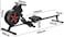 Marshal Fitness 8 Level Air &amp; Magnetic Resistance Crosstraining Rowing Machine - Measures Time, Distance, Stride, Calories - For Gym or Home Cardio Workout wit 8 level Adjustment-MF-1905R