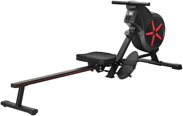 Marshal Fitness 8 Level Air &amp; Magnetic Resistance Crosstraining Rowing Machine - Measures Time, Distance, Stride, Calories - For Gym or Home Cardio Workout wit 8 level Adjustment-MF-1905R