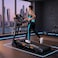 Marshal Fitness MFT-176-4 Foldable Walking Pad Treadmill 3.0HP   Manual 3-Level Incline   Bluetooth Treadmill with Massager, Dumbbells &amp; Twister Disc   Compact Home Workout Machine