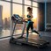 Marshal Fitness MFT-276-1 Foldable Motorized Treadmill 3HP Peak   Bluetooth Smart Treadmill with LCD Display &amp; Safety Key   Heavy-Duty Machine Supports 120kg   Compact Home Gym Cardio Equipment