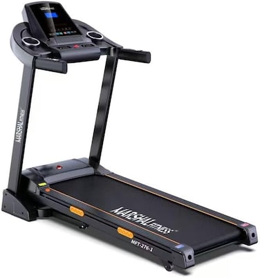 Marshal Fitness MFT-276-1 Foldable Motorized Treadmill 3HP Peak   Bluetooth Smart Treadmill with LCD Display &amp; Safety Key   Heavy-Duty Machine Supports 120kg   Compact Home Gym Cardio Equipment