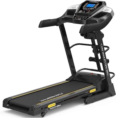 Marshal Fitness Six Level Shock Absorption Home Use Treadmill With Mp3 And LCD Display-PKT-175-4