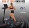 MARSHAL FITNESS High-Speed Treadmill With 3.5 Hp Brushless Dc Motor And Incline 141X76.5X23Cm Multicolour