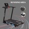 MARSHAL FITNESS High-Speed Treadmill With 3.5 Hp Brushless Dc Motor And Incline 141X76.5X23Cm Multicolour