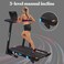 MARSHAL FITNESS High-Speed Treadmill With 3.5 Hp Brushless Dc Motor And Incline 141X76.5X23Cm Multicolour