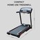 Marshal Fitness Extra Wide with Runing Belt Heavy Duty Treadmill for Weight loss and Slimin Jogging Machine for heavy Weight User with Motor 5HP DC Peak 1-18 km Foldable Mf-2055-1