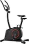 Marshal Fitness Indoor Cycling Bike MF-149B &ndash; Magnetic Exercise Bike with 8-Level Resistance, LCD Monitor, Adjustable Seat, Quiet Belt Drive, 120KG Capacity Upright Fitness Bike for Home Gym