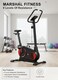 Upright Exercise Bike - 8 Resistance Levels &amp; LCD Display
