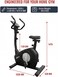 Marshal Fitness Upright Exercise Bike with 10-Level Magnetic Resistance, 5kg Internal Flywheel, Smooth &amp; Quiet Indoor Cycling for Home Gym