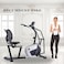 Magnetic Recumbent Bike, Indoor Stationary Exercise Bike with Adjustable Resistance, Digital Monitor and Pulse Sensors