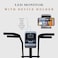 Magnetic Recumbent Bike, Indoor Stationary Exercise Bike with Adjustable Resistance, Digital Monitor and Pulse Sensors