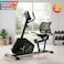 Marshal Fitness Recumbent Exercise Bike with Padded Seat, 8-Level Magnetic Resistance, 3kg Flywheel, Quiet Two-Way Belt Drive Home Fitness Cycle