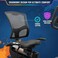 Marshal Fitness Recumbent Exercise Bike with 8-Level Magnetic Resistance, 5kg Internal Flywheel, LCD Monitor, Quiet Home Fitness Cycle (135kg Capacity)