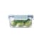LocknLock Classic Plus Rectangle Food Container 385ml &ndash; Mint, 4-Side Locking, Stackable &amp; Leakproof