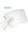 Pcs Coffee Stirrers, 14cm Wooden Coffee Stir Sticks, Individually Wrapped Disposable Coffee Stirrer, Corn Dog Stick, Craft Stick Eco-Friendly Wood Beverage Stirrers for Tea Milk and Hot Drinks
