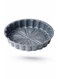 Non-Stick Round Baking Pan with Fluted Design &acirc;&euro;&ldquo; Ideal for Cake, Quiche, Tart &amp; Pie 32cm Grey