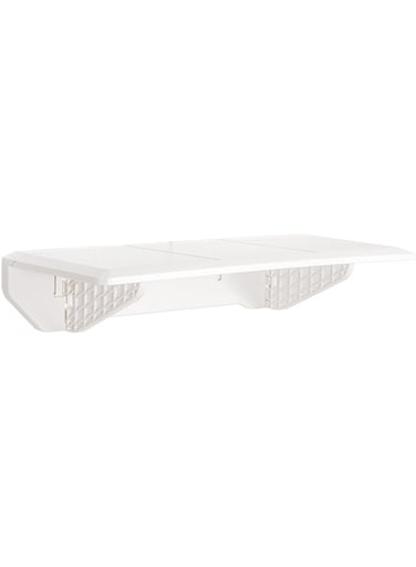 Tazweeq Home Kitchen Wall Shelf, Wall Storage Shelf, Vegetable Rack, Multifunctional No-Punch Plastic Folding Plate