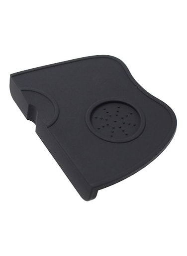 Coffee Tamper Mat black 18.5x1.1x14.8cm