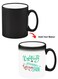 Color Changing Heat Sensitive Ceramic Mug, Image Revealed When HOT Liquid is Added! Creativirty is Intelligence having Fun