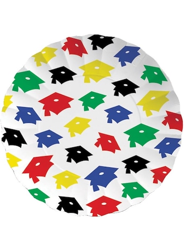 Creative Converting Grad Toss Paper Tray, 11-inch Size