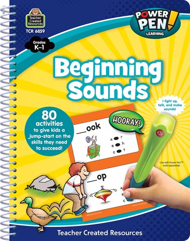 Teacher Created Resources Power Pen Learning Book: Beginning Sounds