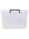 Stackable Storage Container, Heavy Duty Clear Storage Box With Latch Locking Lid- 30Ltr