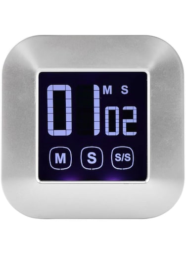 eWINNER Magnetic Kitchen Timer Digital Touch Screen Timer with Alarm Count Down Up Large LCD Screen Timer for Kitchen Cooking