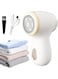 Cxqbsmy Lint Shaver, Rechargeable 2 in 1 Home Lint Remover with 6 Leaf Blades and Digital LED Display, Portable Electric Fabric Shaver with 3 Speeds for Clothes,Furniture, Couch, Blanket(Cream Color)