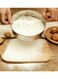 Stainless Steel Round Flour Strainer Silver 19cm