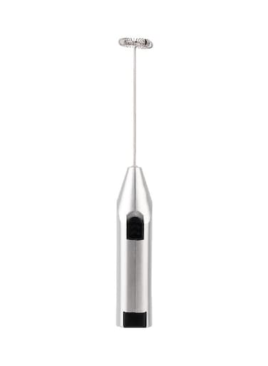 Milk Frother Silver/Black 20x4x2.5cm