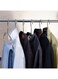6 Pcs Clothes Hanger Set Anti Skid Design Durable Iron Construction 40X20 Cm Silver