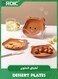 Set of 8 Dinner Plates with Storage Box, Table Dish 5.7 Inches Small Plates, Fruit Pan Plate Saucer Tea Tray Dessert Tableware Snack