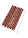 Nuuroo Ada Silicone Straw 8-Pack, 17 cm Size, Red Mix