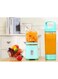 Mini Electric Juicer Cup with 6 Stainless Steel Blades ( 500ml+350ml)