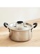 Box Glisten Triply Casserole with Steel Lid 26 x 13 x 20