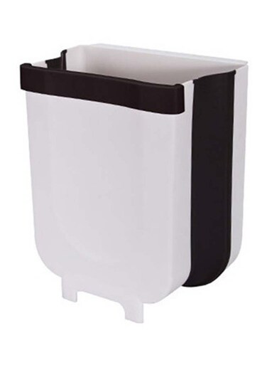Portable Trash Can White 29x25x18cm