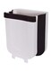 Portable Trash Can White 29x25x18cm