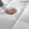 Ultra Soft Mattress Topper 500 GSM   Luxury Microfiber Bed Topper with Elastic Corner Straps   Extra Plush Fiber Filled Mattress Pad for Back Pain Relief &amp; Hotel Comfort (Queen (150x200 cm))