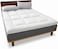 Ultra Soft Mattress Topper 500 GSM   Luxury Microfiber Bed Topper with Elastic Corner Straps   Extra Plush Fiber Filled Mattress Pad for Back Pain Relief &amp; Hotel Comfort (Super King (200x200 cm))