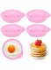 Air Fryer Egg Moulds 4 Pcs, Azonee Reusable Non-Stick Silicone Burger &amp; Muffin Rings, 4" Egg Rings for Fried Eggs, Sandwiches, Breakfast Kitchen Tool