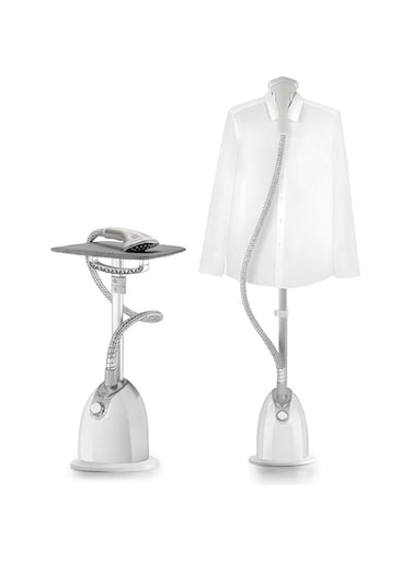 SKY-TOUCH 1800W Vertical Garment Steamer for Clothes,Quick Care with Powerful Steam Upto 35g/min,1.4L Detachable Tank,Glove,Ideal for Delicate Clothes, Long Garments,40-Second Heat,Adjustable Height