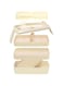 ELECDON Lunch Box, Bento Box Container Stackable 3-in-1 Compartment, BPA Free Food Storage Containers for Healthy Lunch and Snacks, Great Ideal for School Kids and Office Adults, Built-in Utensils