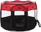 ECVV Pet Playpen Portable Foldable Dog Playground Exercise Kennel Tent With Ventilated Mesh Pets Tent For Puppies Dogs Cats Rabbits Indoor Outdoor Using Red