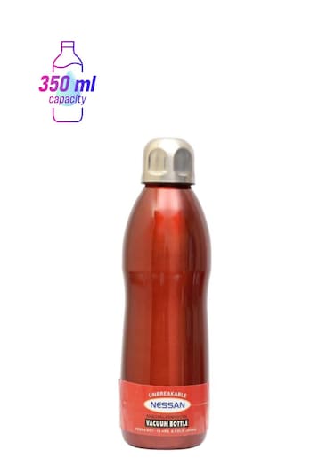 Stainless Steel Bottle 350 ml Red