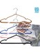 6 Pack Metal Hanger Pvc Coated For Shirt, Coat, Trousers Strong, Non Slip &amp; Space Saving Rubber Coated, clothes hanger 40 cm