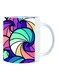 Art Pattern Colourful Design Mug Multicolour