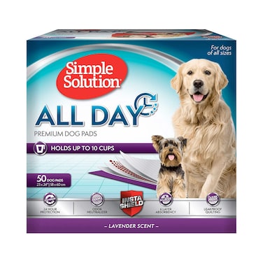 All Day 6-Layer Premium Dog Pads, 23 x 24 in (Pack of 50)