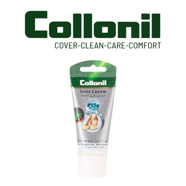Collonil Shoe Cream Tube &ndash; Colorless 50ml &ndash; Nourishes, Cleans &amp; Restores Smooth Leather